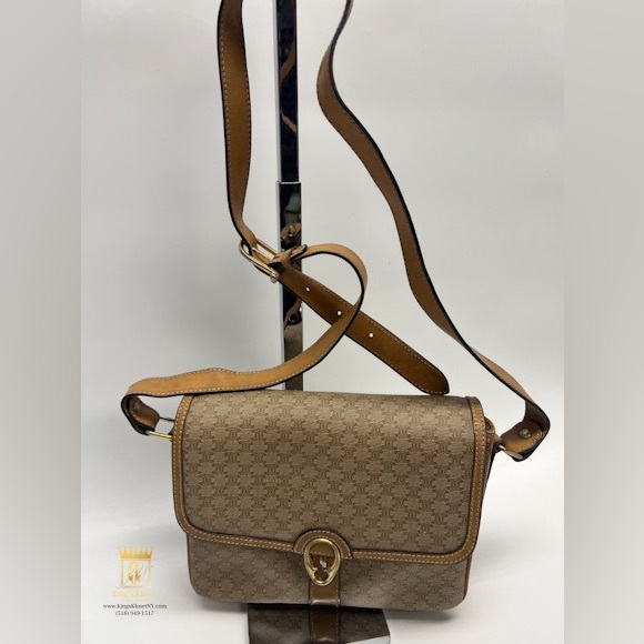 Celine Vintage Macadam sling/ crossbody bag - Picture 9 of 15